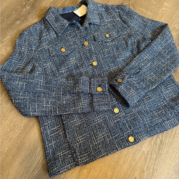 J. McLaughlin Blue Women's Jacket-size L-NWT - Picture 9 of 12